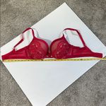 Elegant Pink Raspberry Lace Bra Red Size undefined Photo 12