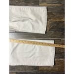 Paige  Off White Wide Leg Cropped Jeans Women Size 27 Flare Denim Retro Work Zip Photo 9