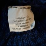 Harry Potter Ravenclaw Pom Beanie Hat Unisex One Size Blue Winter Knit Photo 4