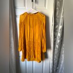 ZARA  drop waist Beaded details Sheer Trafaluc mini dress long sleeves sz S Photo 2