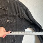 Wild Fable Black Acid Wash Button Front Denim Jacket XS Photo 2
