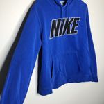 Nike Blue Logo Hoodie Sweatshirt Photo 4