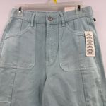 BDG Urban Outfitters High Rise Baggy Carpenter cargo jeans light blue sz 27 NWT Photo 1