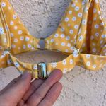 M White Daisy Yellow Triangle Bikini Top Photo 2