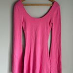 Meshki NEW Birdie Long Sleeve Knit Mini Dress in Bubblegum XXS Photo 2