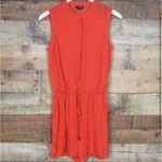 NWT Womens . ANA Red Sleeveless Summer Romper Jumper  - Sz S Photo 1