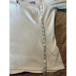 The North Face  Quarter Zip Fleece Women's Size Large Cream Colored Hiking Warm Photo 5