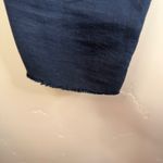 Frank & Eileen  Wicklow Italian Chino Pants Women's Size 8 Vintage Navy Raw Hem Photo 5