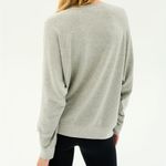 Splits59  Andie Fleece Sweatshirt in Heather Gray Photo 2