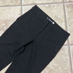 Betabrand Black Pinstripe Pants Zip Pockets And Legs Sz L Photo 0
