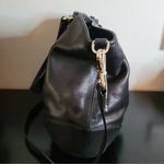 Cole Haan Black Devin Woven Leather Tote Bag Black Photo 3