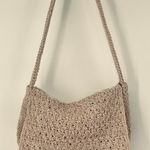 Kathy Ireland VTG Y2K Woven Crochet Shoulder Bag Purse Cottage Country Festival Boho Hippie Photo 0