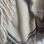 Lauren RL Alpaca Wool Hooded Faux Fur Poncho Sweater Fringe Gray Size undefined Photo 9