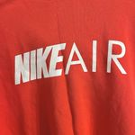 Nike Hoodie Women M Red With Pockets Long Sleeve Pullover Photo 2