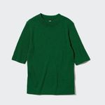 Uniqlo extra Fine Ribbed merino Short Sleeve Sweater Photo 0