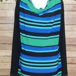 Susan Lawrence Ladies Black Open Front Cardigan With Faux Cami Size L 3/4 Sleeve Photo 5