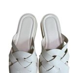Anthropologie Pilcro x  - Woven Slide Sandals Cream Slide Sandals Sz 41 Photo 3