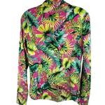 Tommy Bahama  Women's Pink Floral 3/4 zip  Long Sleeve Golf Top Size S- N… Photo 6