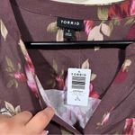 Torrid NWT  Emma Babydoll Tunic long sleeve blouse floral multicolored size 1X Photo 4