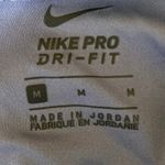 Nike  Pro Dri Fit Purple Elastic Logo Band Cross Strap Scoop Neck Tank Top Size M Photo 3