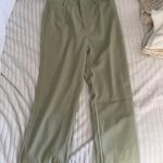 Sage Green Wide Leg Pants Photo 0