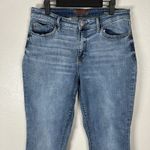 Judy Blue Jeans Size 11/30 Slim Fit Stretchy Medium Light Wash New Large Patch Photo 1