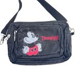Disneyland Resort Black Mickey Mouse Crossbody Fanny Pack Waist Belt Bag Photo 1