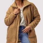 Spiritual Gangster  Lexi Sherpa Coat Tan M/L NWOT Photo 0