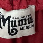 Show Me Your Mumu Hacienda Off Shoulder Maxi Dress Lady Red Ring Crisp Sz Medium Photo 7