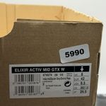 Salomon Elixir Activ Mid Waterproof Hiking Boots Shoes Womens Sz 9.5 Gray White Photo 11