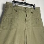 Y2K Cargo Short Knee Length Vtg 90s Capri Bermuda Baggy Streetwear Grunge Skater Green Size 16 Photo 3
