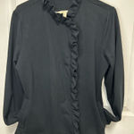 Matilda Jane  Black Ruffle Blouse Photo 0