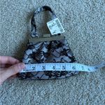 Saks 5th Avenue Vintage Saks Fifth Avenue Statin Floral Lace Mini Wristlet Small Handbag Purse Photo 12