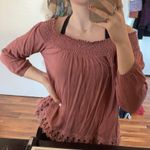 Rue 21 Pink Off The Shoulder Shirt  Photo 1