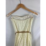 Papaya Lace Strapless Belted Dress Size Medium Photo 5