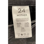MOTHER Denim  Black The Speedster Zip Jeans Photo 9