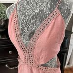 INDIKAH Rose Mauve Cutout Mini Dress – Size M Photo 10