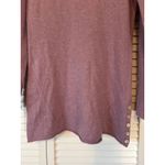 Poetry Cashmere Cowl Neck Tunic Sweater Lilac Button Accent Rolled Hem Photo 1