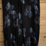 Vince NWOT Size 12 Pleated Twist Front Watercolor Floral Print Midi Dress Photo 3