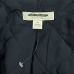 Ann Taylor  Weekend Collection Faux Fur Trim Wool Duffle Coat Blue Size M Photo 12