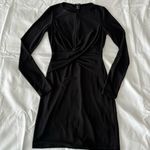 Forever 21 Black Long Sleeve Mini Dress Photo 0