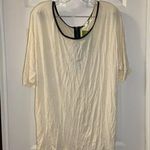 Heart & Hips NWT  Ivory/Cream Short Sleeve Blouse L Photo 0