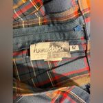 Vintage Plaid Blue Red khaki Pleated Women's Mini Skirt Sz 12 school girl preppy Photo 11