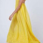 We Are HAH Mad Maxi Chiffon Lemon Drop Dress Photo 0