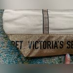 Victoria's Secret Victoria’s Secret large zip top logo glitter gym travel tote bag Photo 1