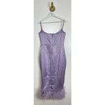 House Of CB  Helena Satin Trim Midi Dress in Orchid Size Large Photo 8