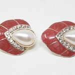 Faux Pearl & Enamel Layered Necklace Set White Photo 3