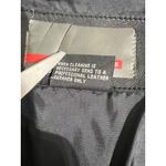 Brandon Thomas Black Leather Long Jacket Coat Womens Size L Button Front Collar Size L Photo 6