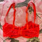 Chantelle bright red lace underwire bra Photo 5