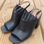 Nanette Lepore  Black Leather Heels Photo 4